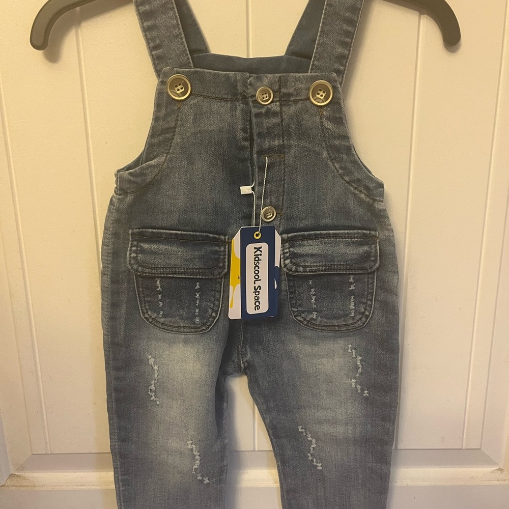 Blue Denim kidscool Space Overalls for Kids